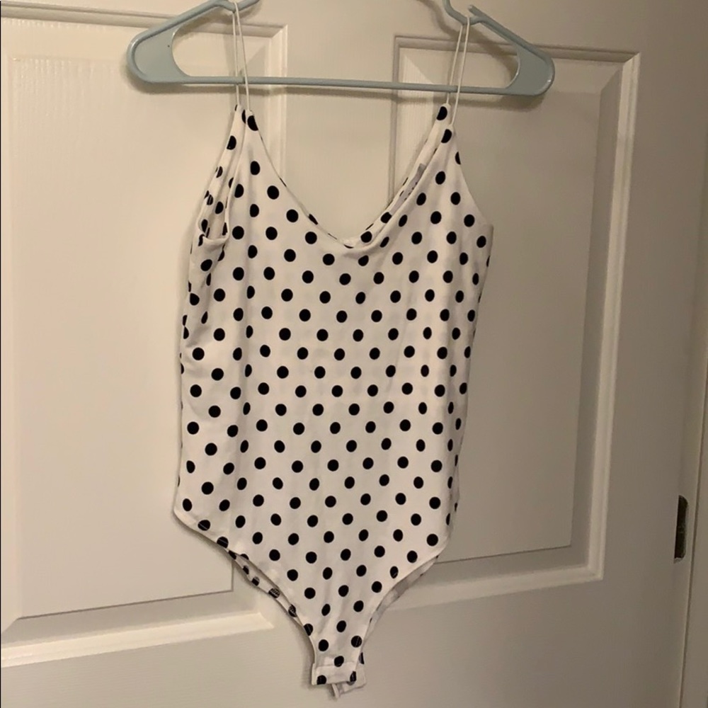 Polka dot body suit